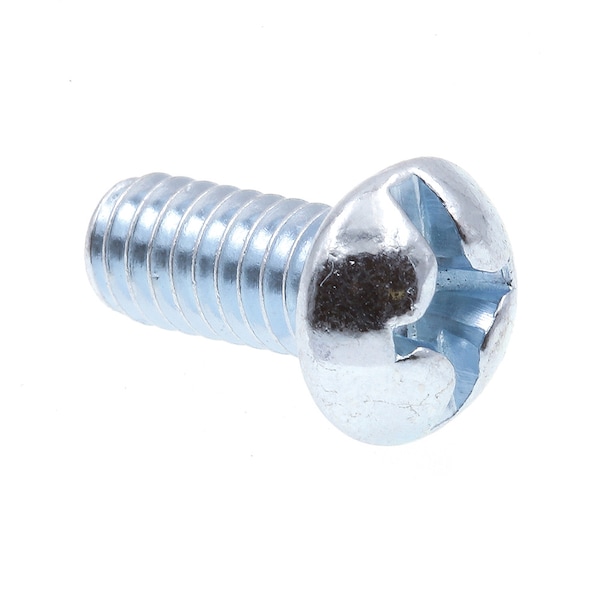 Prime-Line Machine Screw, Round, Phil/Sltd Comb Drive No. 12-24 X 1/2in Zinc Plated Steel 100PK 9004920 - main